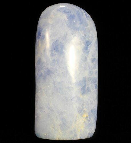 Polished, Free-Standing Blue Calcite - Madagascar #71463